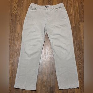 Calvin Klein Cadbury Pants Size 12 Women’s Beige Dress Trousers Classic D86